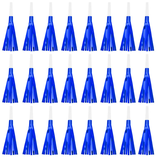 Denylo pro blue glitter noise maker with tassel for festive cheering