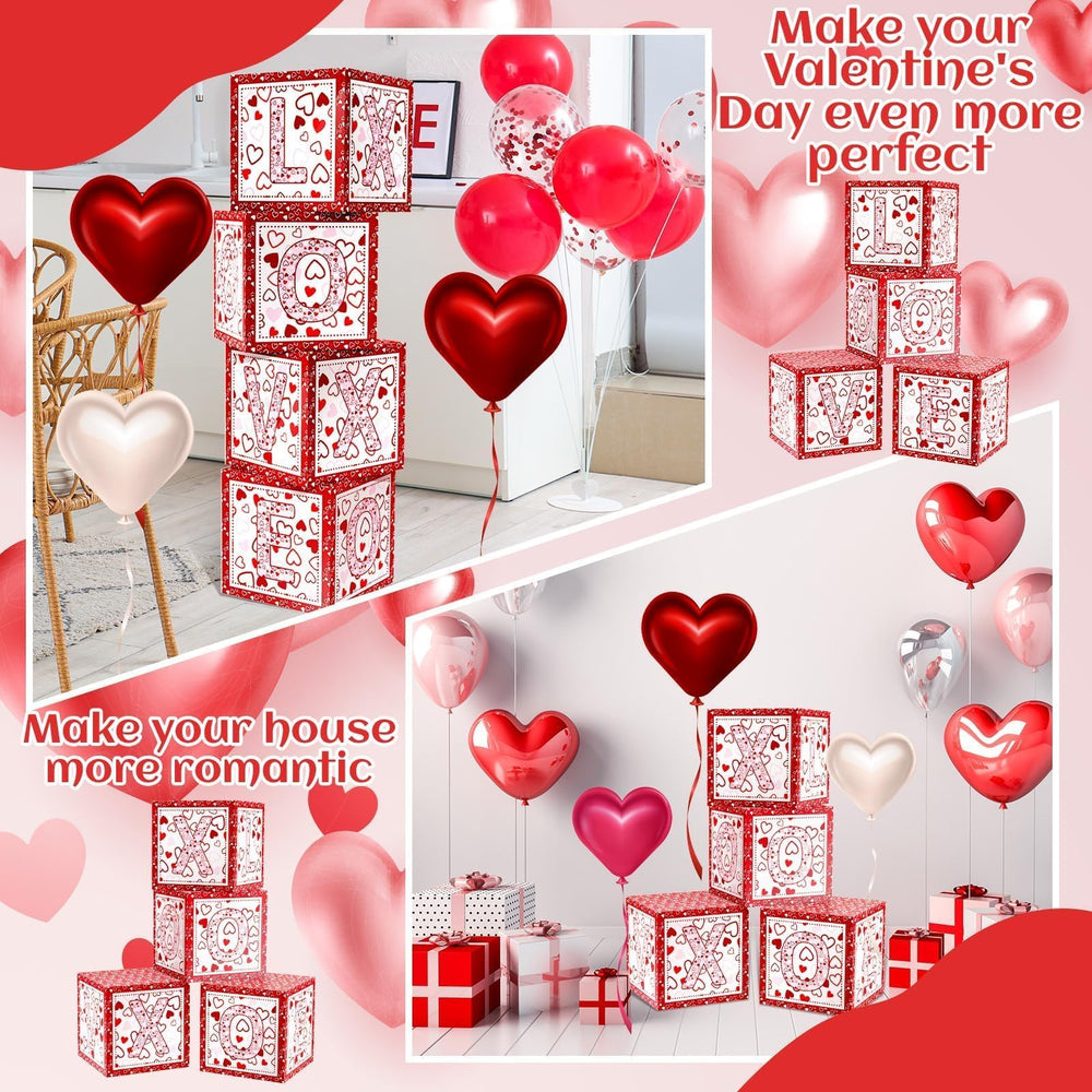 Denylo Pro valentines-day party-decor balloon box, convenient centerpiece for celebrations.