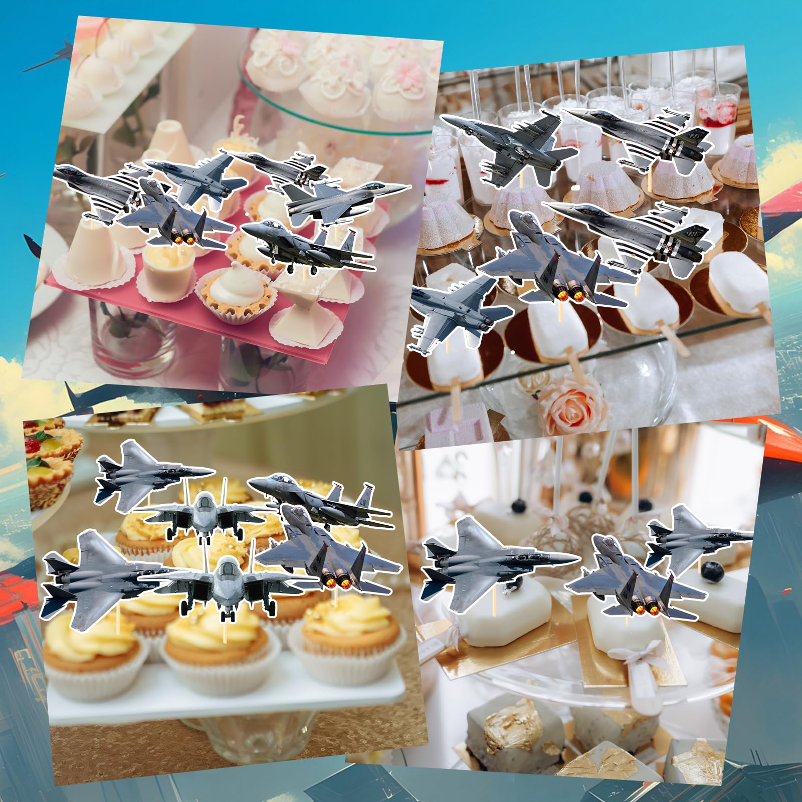 Deorfuy airplane baby shower decor ideal for themed celebrations