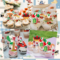 Deorfuy Culinary Motif toppers spark curiosity at Italian-themed parties.
