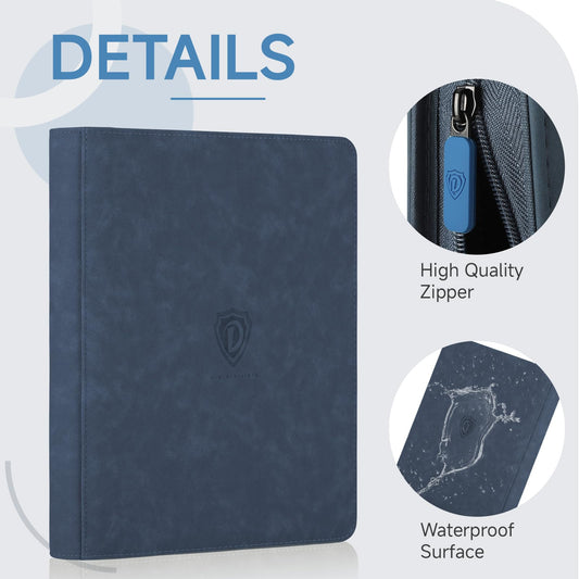 Deoyibu 9-pocket binder interior pages reveal 360-card capacity.