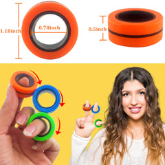 Dermasy fidget ring in use to improve dexterity and concentration.