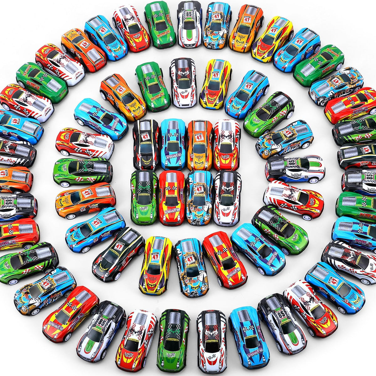 DERTE pull-back cars multicolor pack for classroom prizes.