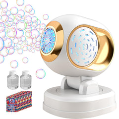 Deserthome bubble machine with LED bubbles for outdoor display.