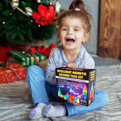 Desire Deluxe magnetic tiles open-ended play fueling imagination and problem solving.