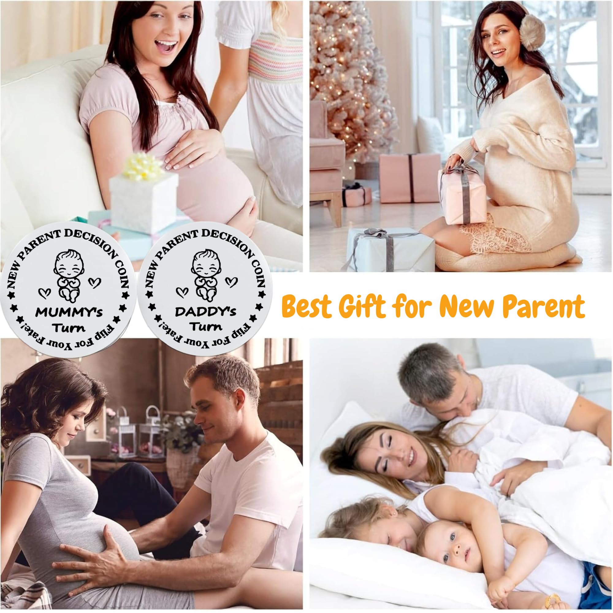DESKINATOR first-time parents gift—fun decision coin sparks daily moments.