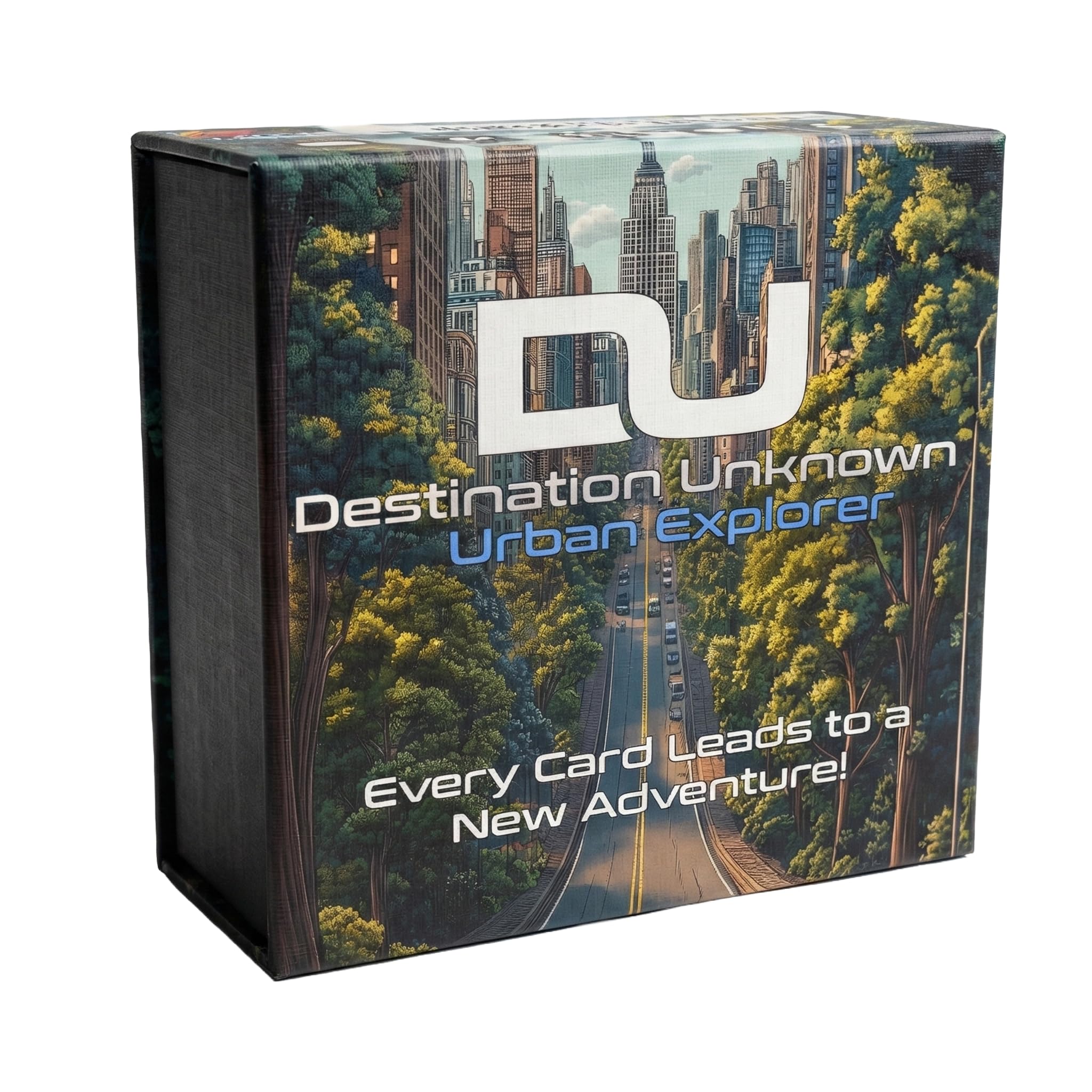 Destination Unknown urban explorer deck on dash inspires spontaneous city discoveries