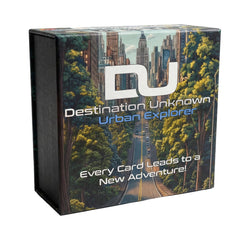 Destination Unknown urban explorer deck on dash inspires spontaneous city discoveries