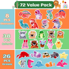 Destlife 2-4 inch soft plush fits Easter eggs and claw machines.