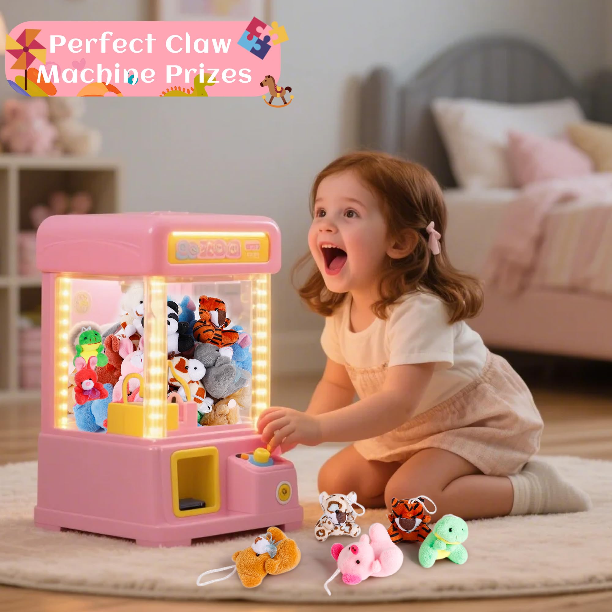 Destlife claw machine filler compact plush toys for arcade games.
