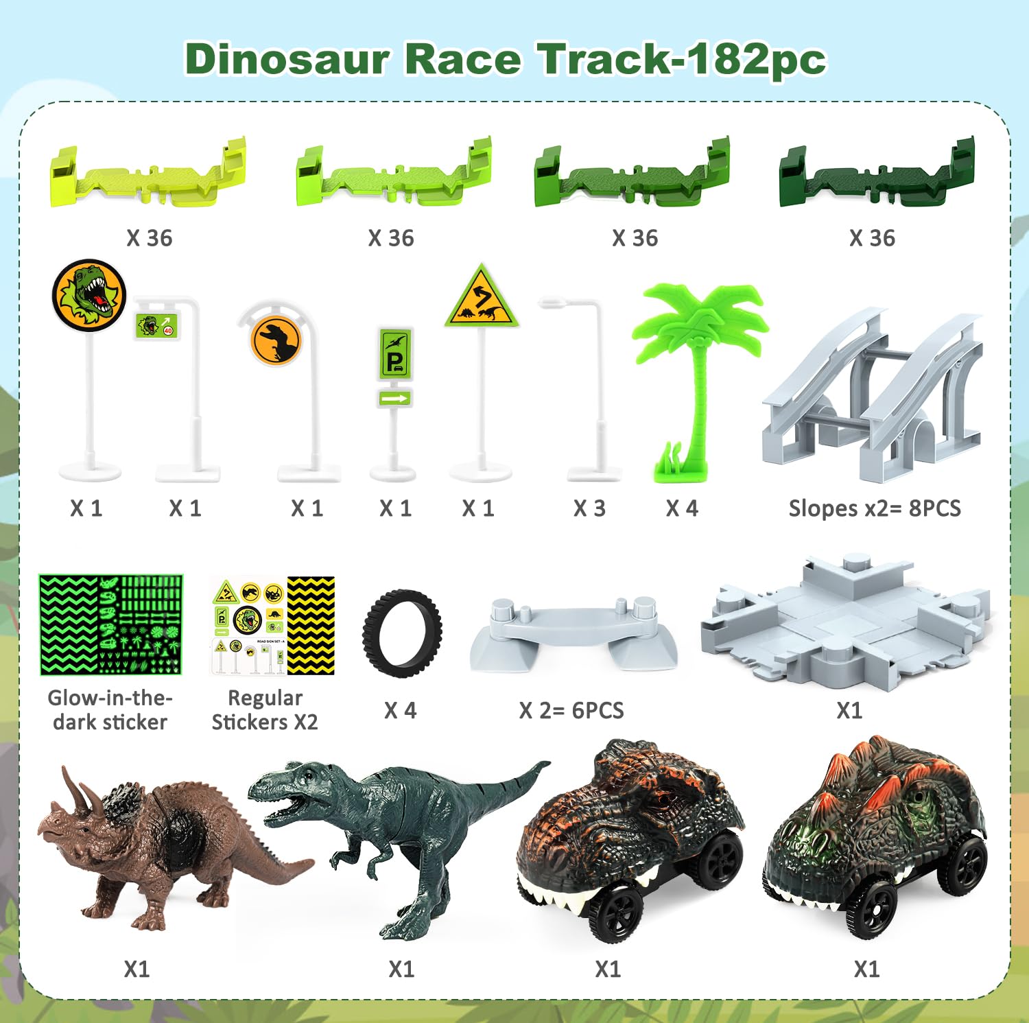Desuccus abs plastic dino figures offer durable, safe playtime.