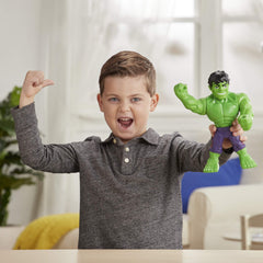 Detailed Hulk head and limb joints support varied poses.