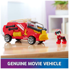 Fire truck exterior with authentic PAW Patrol styling and movie detail