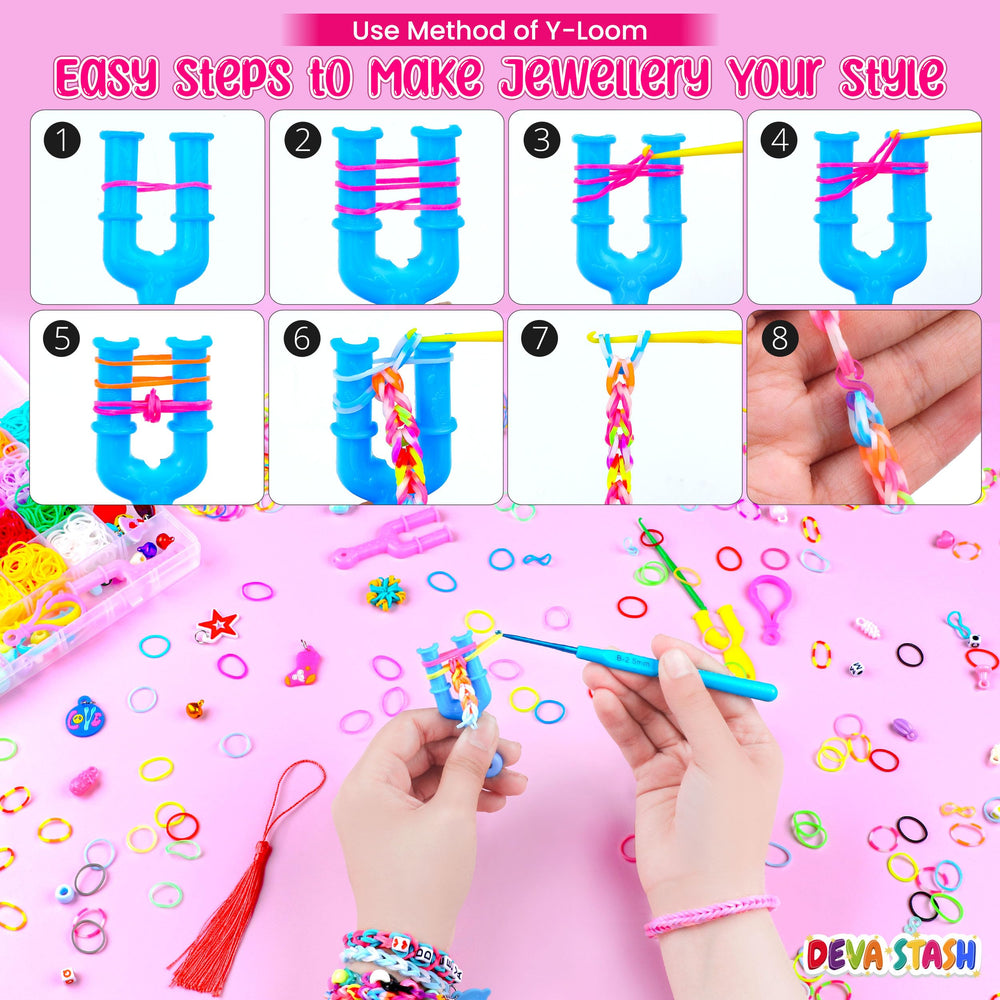 DEVA STASH S-Clips and tools for secure bracelet weaving