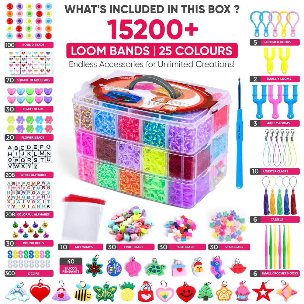 DEVA STASH S-Clips ensure secure weaving for bracelets