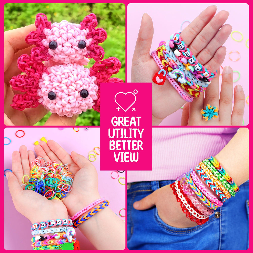 DEVA STASH Y-looms and crochet hooks for easy projects
