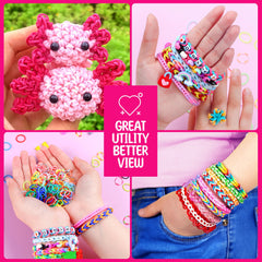 DEVA STASH Y-looms and crochet hooks for easy projects