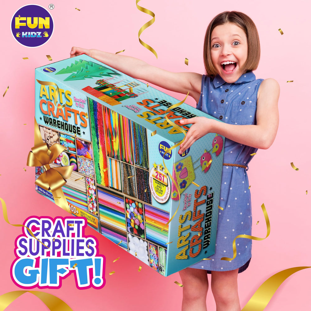 DEVELOP BY PLAY reusable storage box keeps crafts tidy between projects.