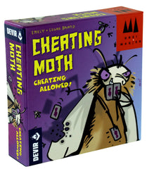 Devir Cheating Moth cards on the table for fast, playful rounds.