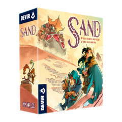 Sand by Devir desert dunes scene highlights strategic planning to earn gold.