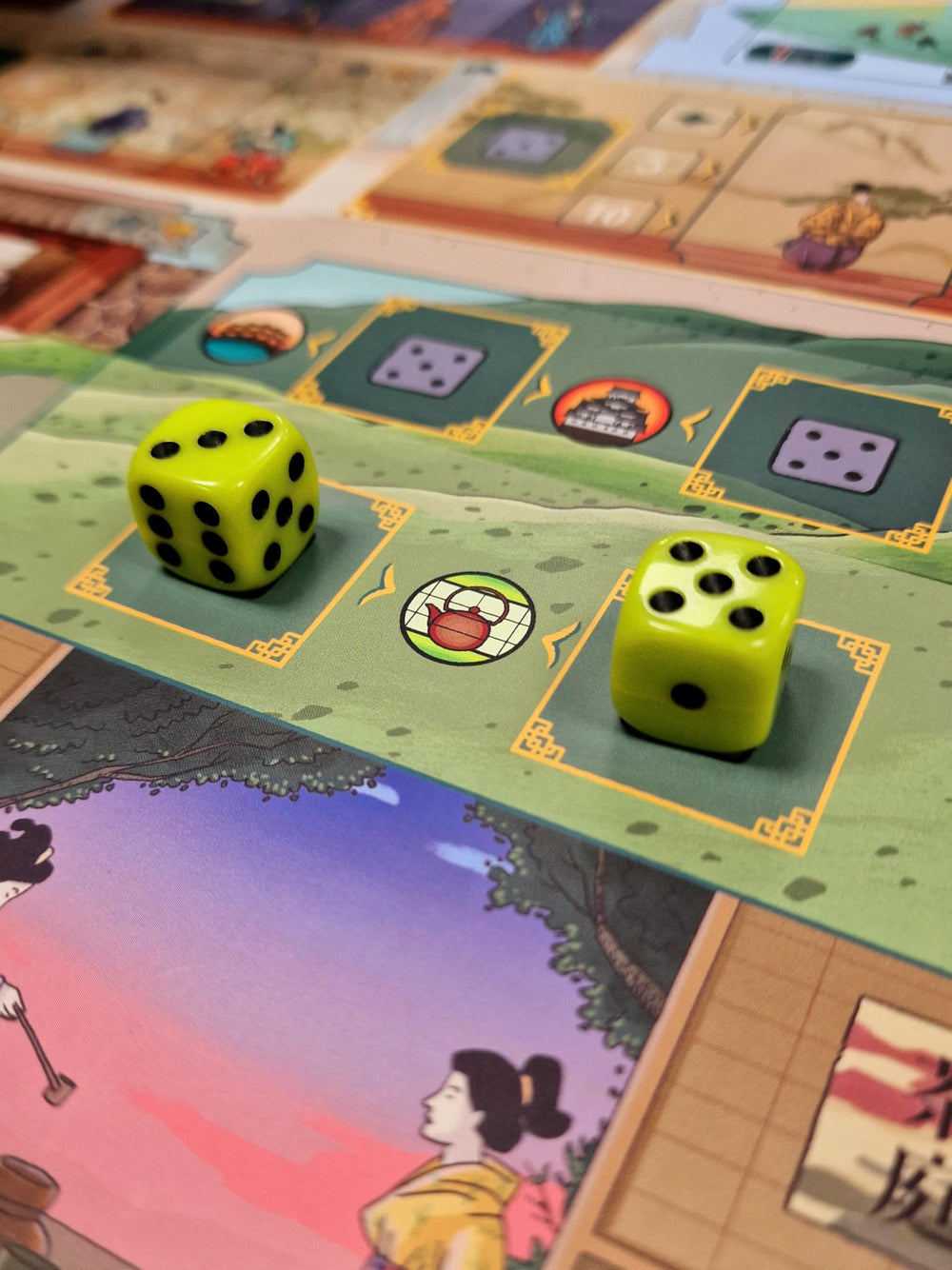 Devir The White Castle Matcha expansion extra turn boosts strategic planning