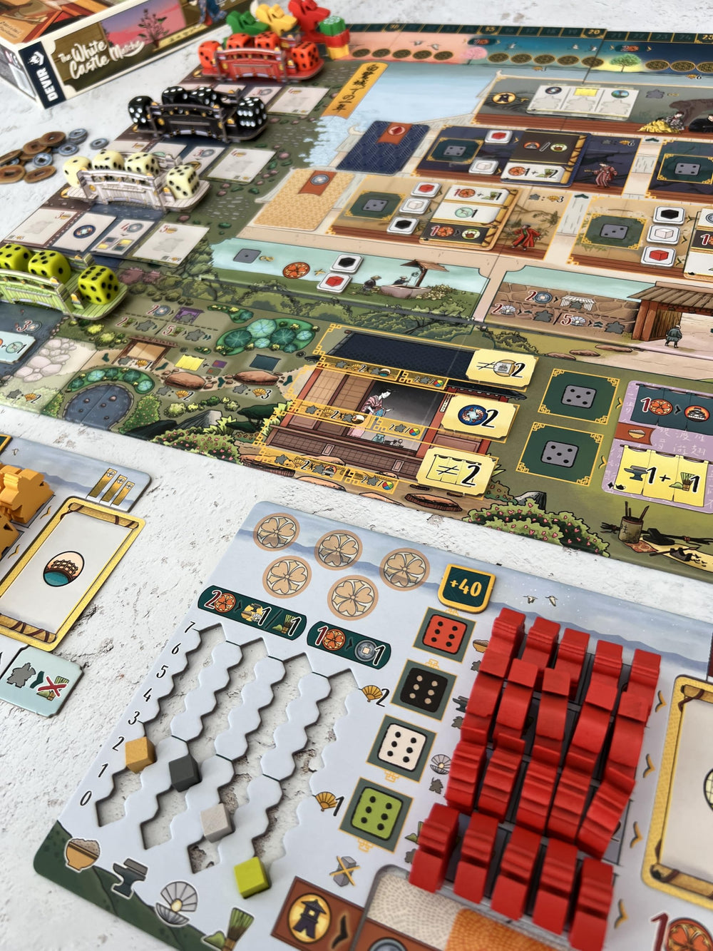 Devir The White Castle Matcha expansion variable setup boosts replayability