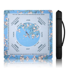 DEVPNR Mahjong Mat blue setup with smooth microfiber surface for comfortable play