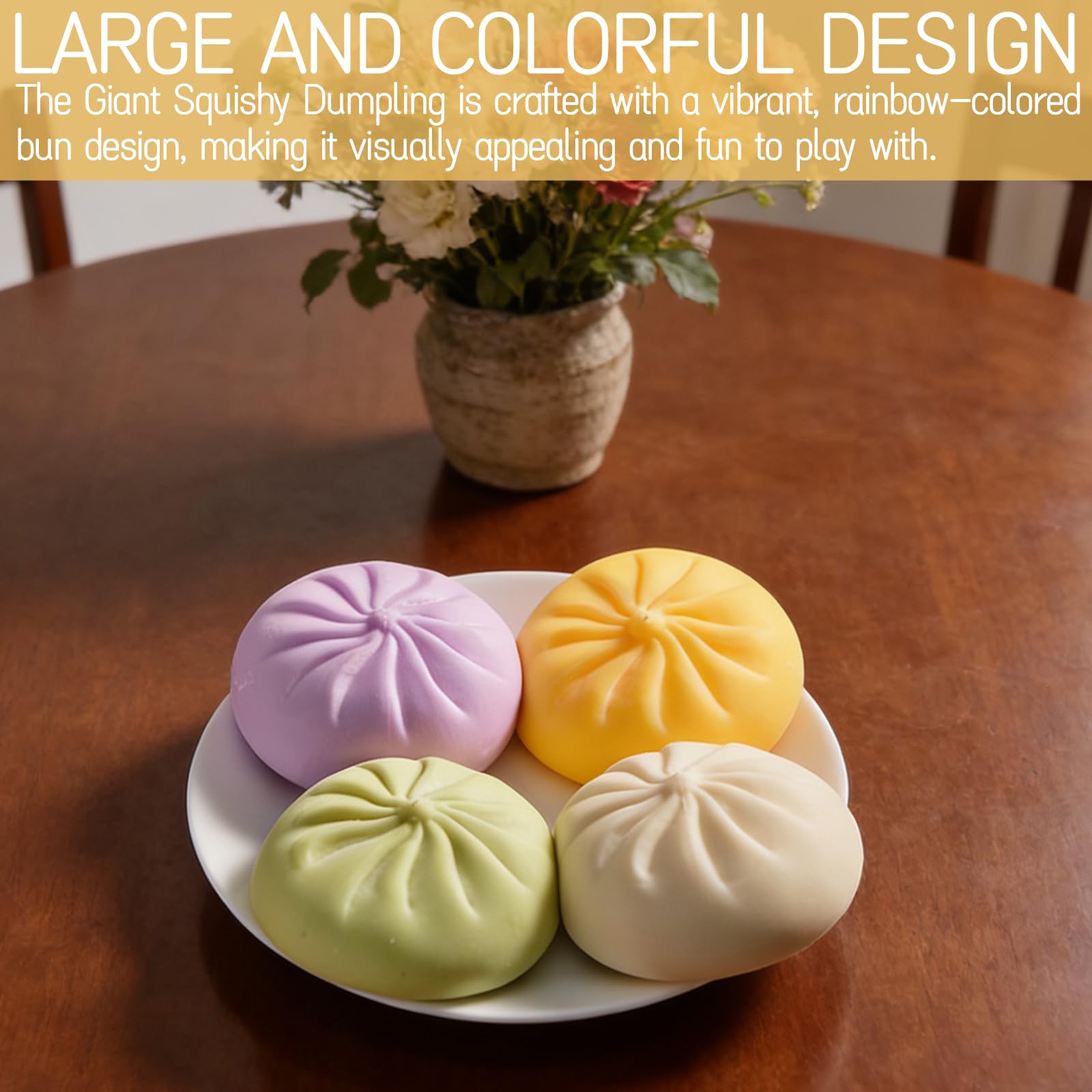 Dexprosy steamer and dumpling set creates a playful sensory scene.