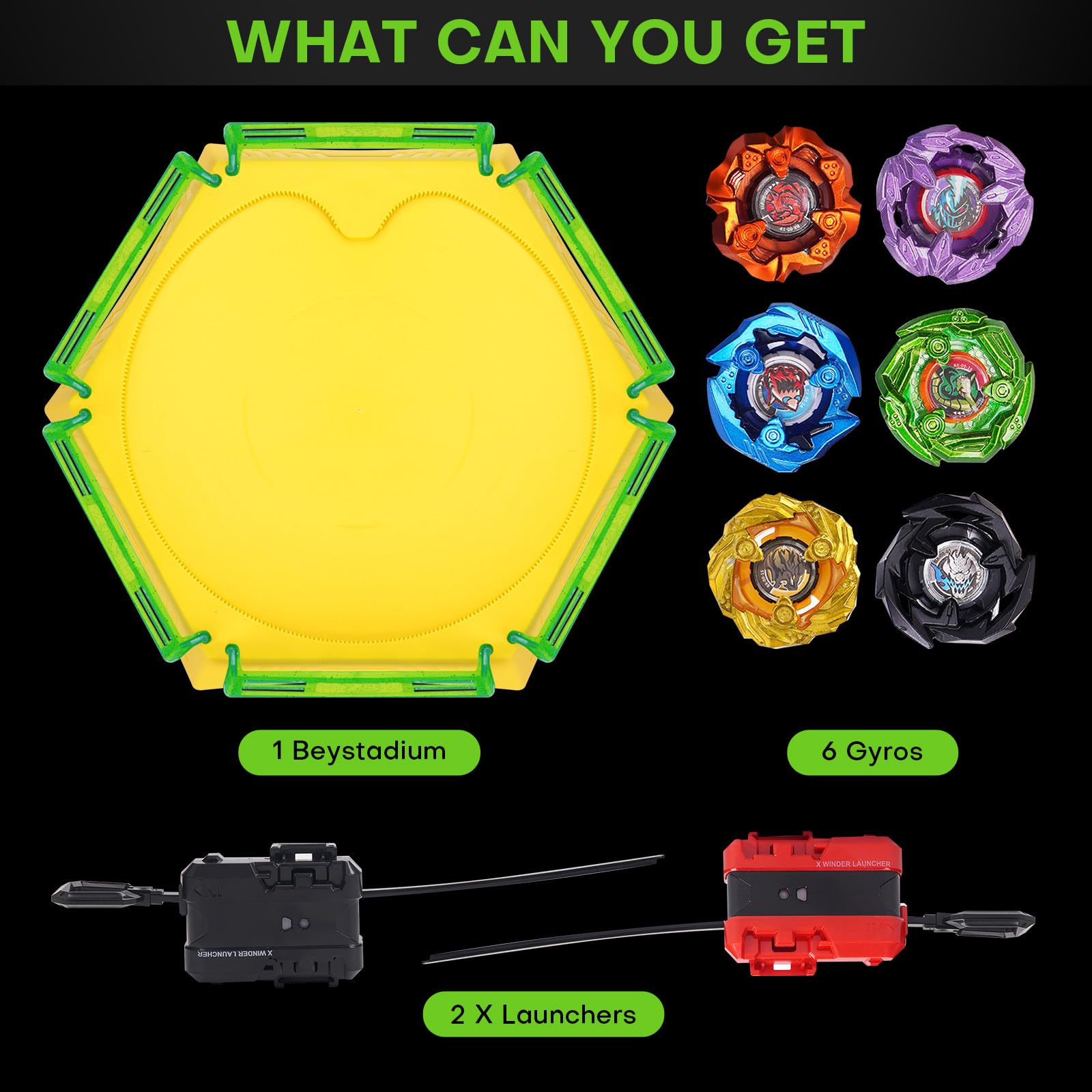 DEZAWRTY Blade Arena supports smooth action during dynamic top clashes.