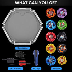DEZAWRTY Gyro X launchers enable quick launches for dynamic duels.