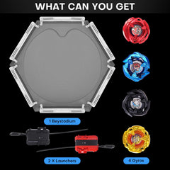 DEZAWRTY Gyro X top redesigned look stands out in play