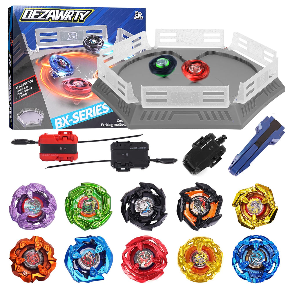 DEZAWRTY Gyro X Stadium battling set ready for action-packed battles.