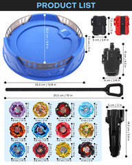 DEZAWRTY X Stadium Battle Set arena provides immersive battlefield for family battles