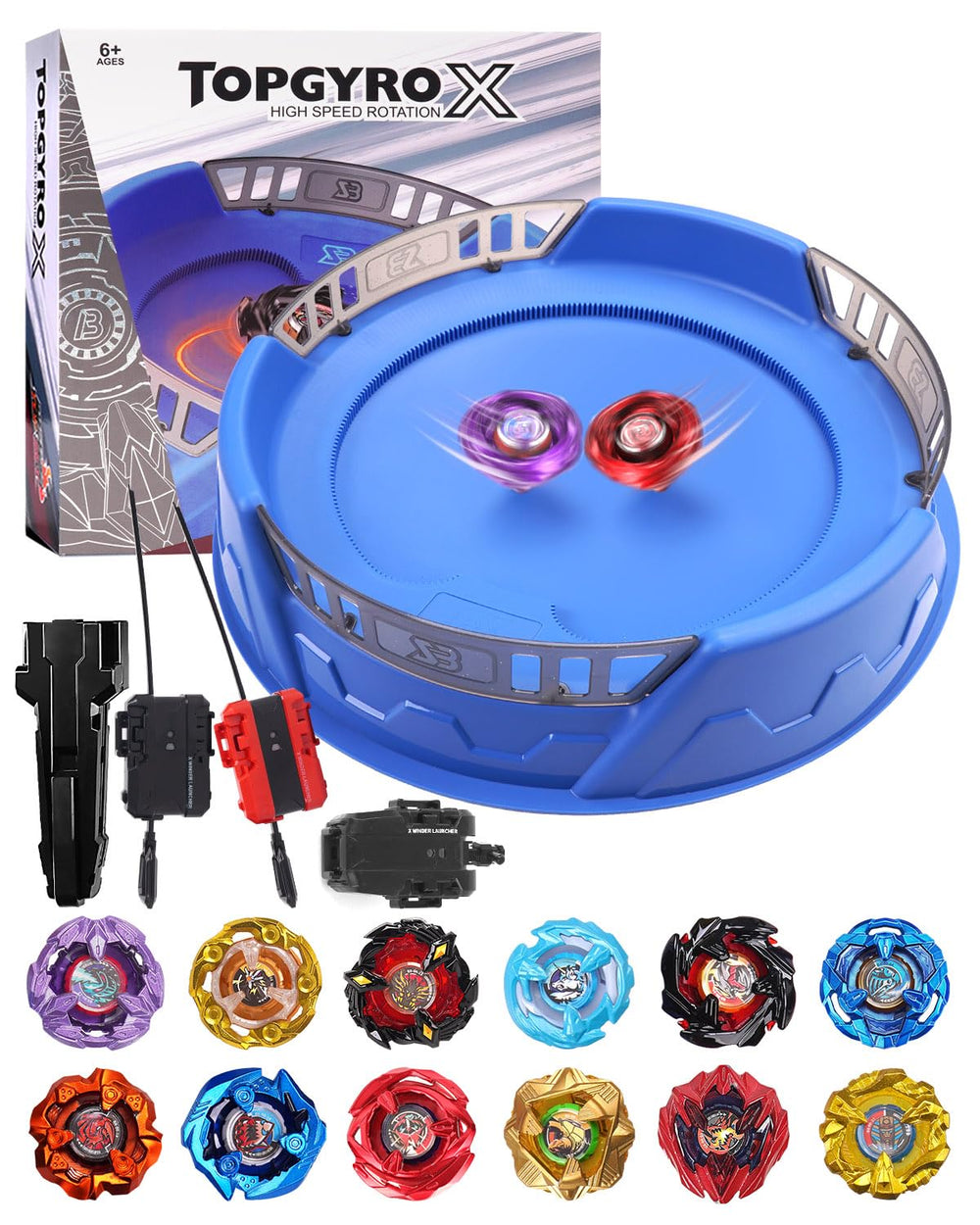 DEZAWRTY X Stadium Battle Set X-Acceleration Rail speeds up clashes for intense battles