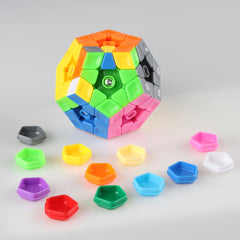 D-FantiX Cyclone Boys Megaminx ABS material ensures durable, non-toxic construction.