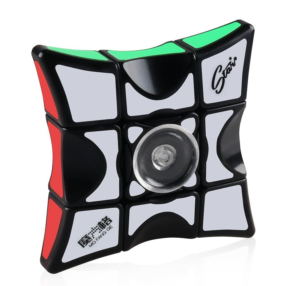 D-FantiX fidget spinners cube front view for focused play and stress relief.