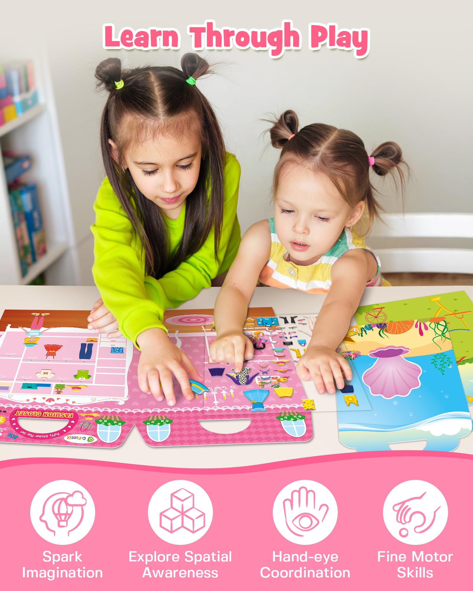 D-FantiX kids activity pack ideal for car and plane trips