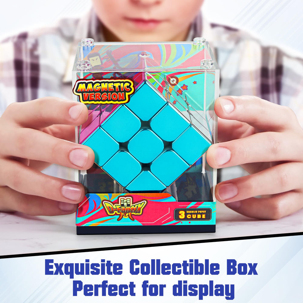 Close up of magnetic design in the D FantiX cube for stable motion
