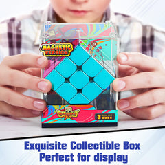 Close up of magnetic design in the D FantiX cube for stable motion
