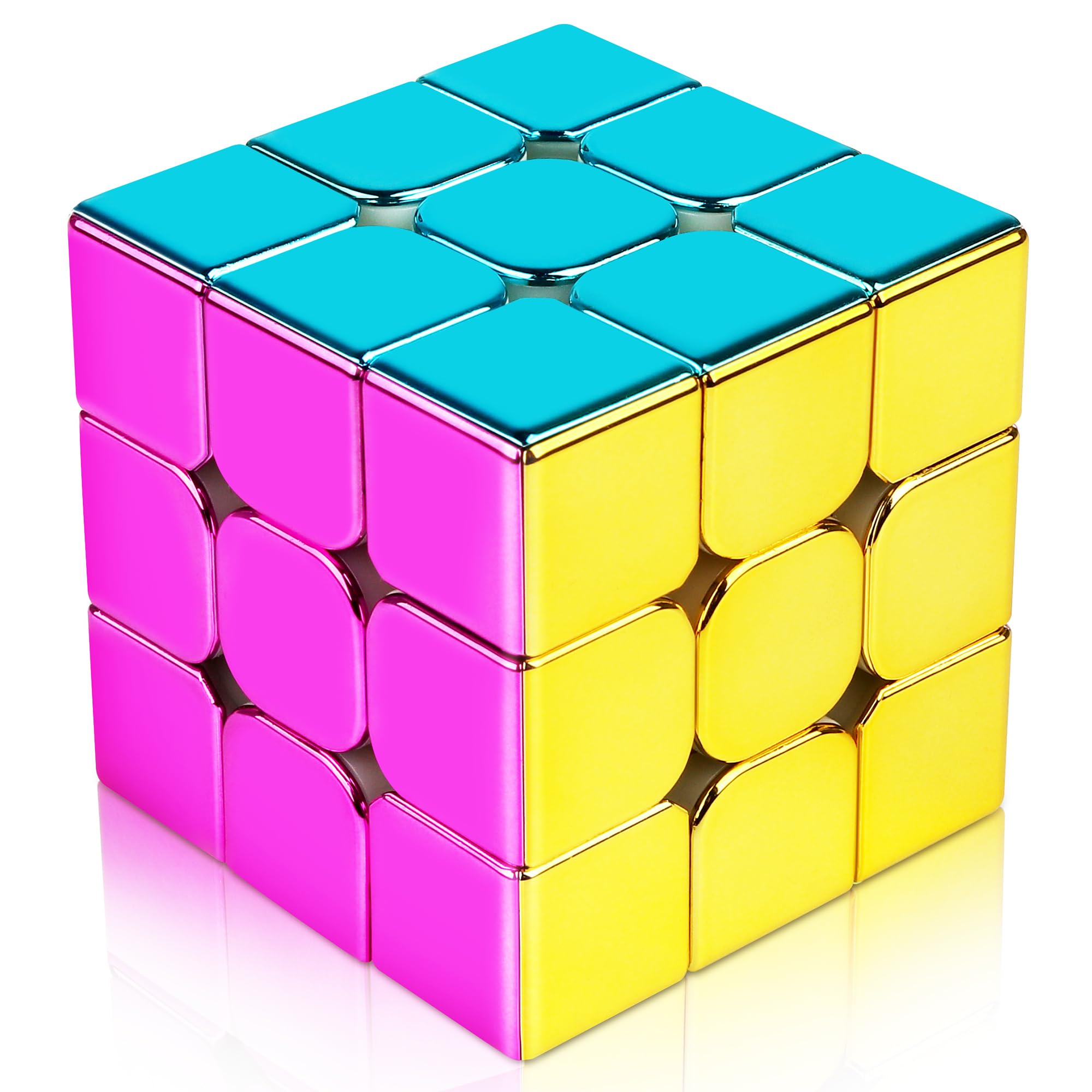 D FantiX mirror reflective 3x3 cube with magnets for steady turns