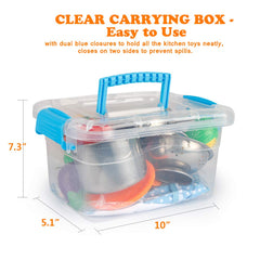 D-FantiX plastic knife and chopping board for safe prep play
