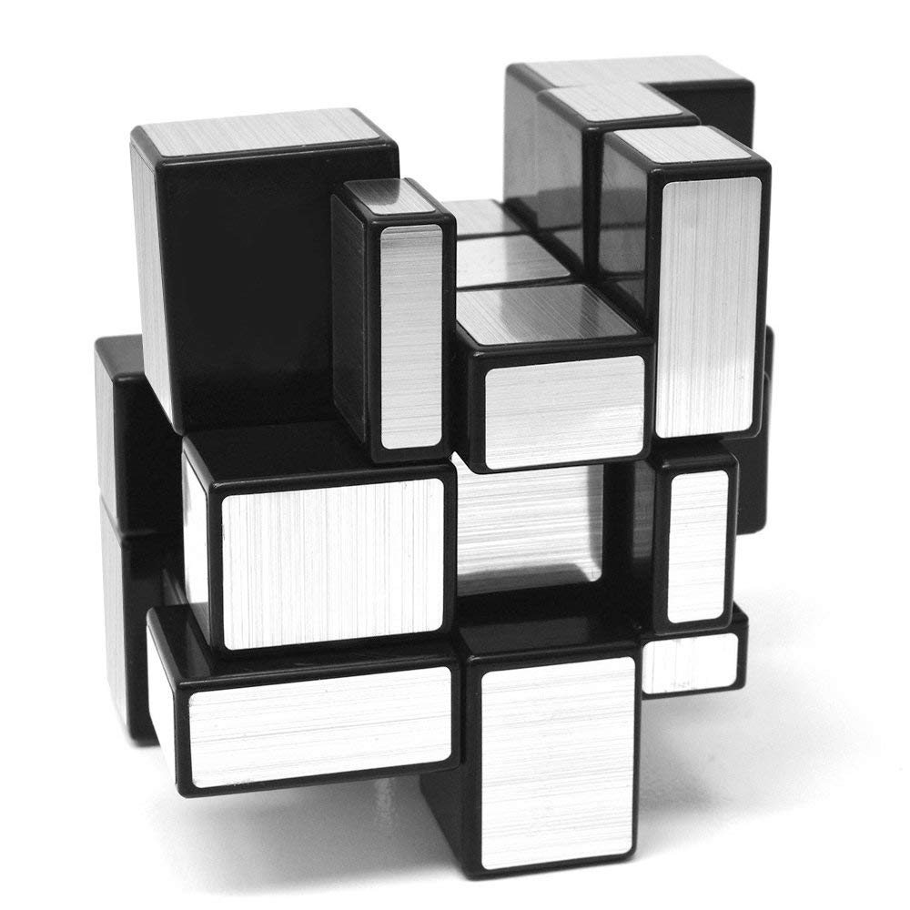 D-FantiX Shengshou mirror cube 57mm tilted shape-mod reveals transformable forms