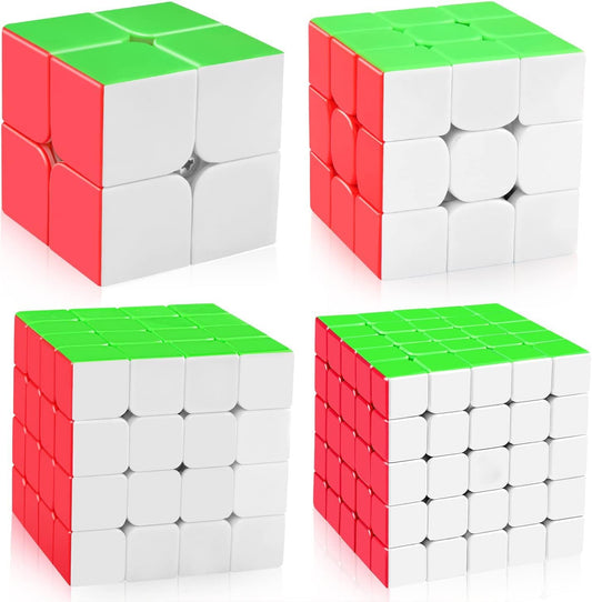 D-FantiX Meilong MF2S 2x2 cube front view for smooth turning and beginner practice