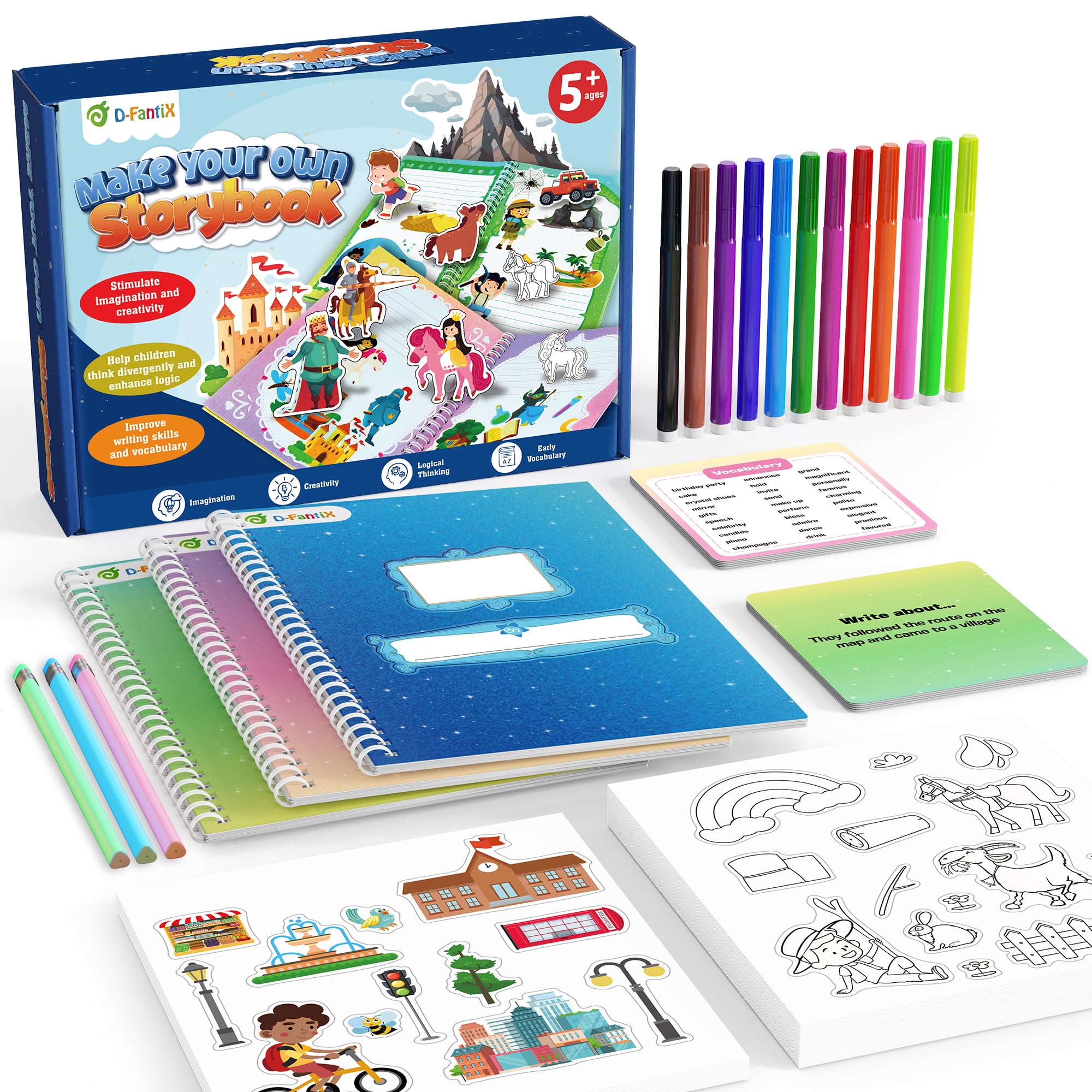 D-FantiX Storybook Art Kit cover invites imaginative storytelling for kids.