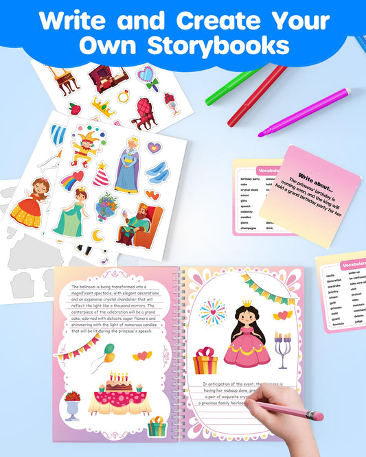 D-FantiX sticker spread fuels colorful scenes and character ideas.