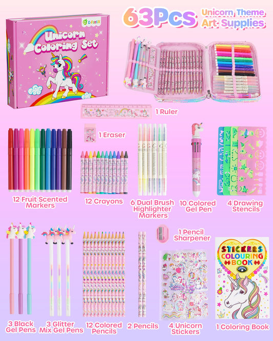D-FantiX fruit-scented markers for joyful coloring sessions.