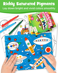 D-FantiX washable ink markers easy to clean from skin and clothing