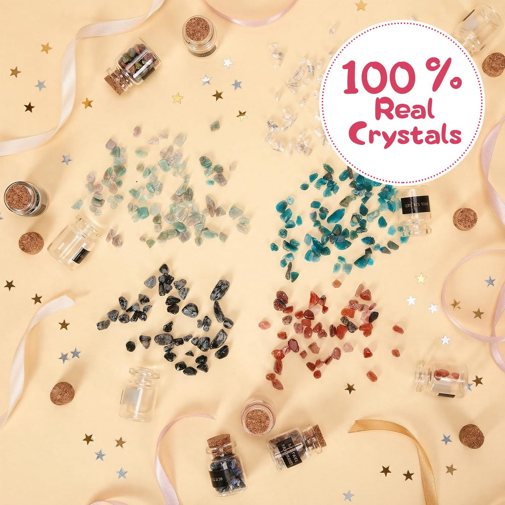 DFDNFF mini crystal bottles with cork stoppers for mindful rituals and easy gifting.