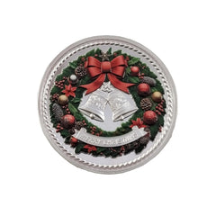 DFFDFF Coin diameter 1.57 inches for a noticeable keepsake.