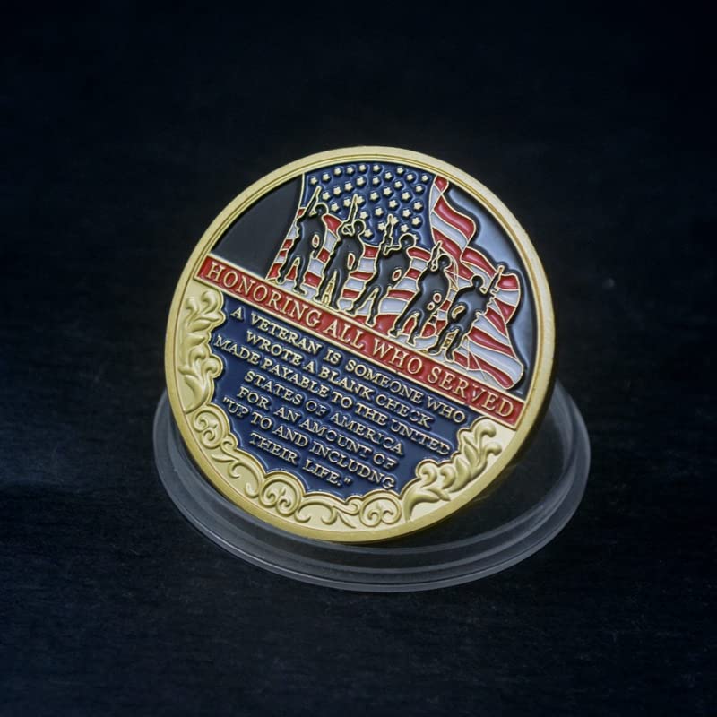 DFFDFF Commemorative coin makes a thoughtful gift for Veterans Day and memorial occasions.